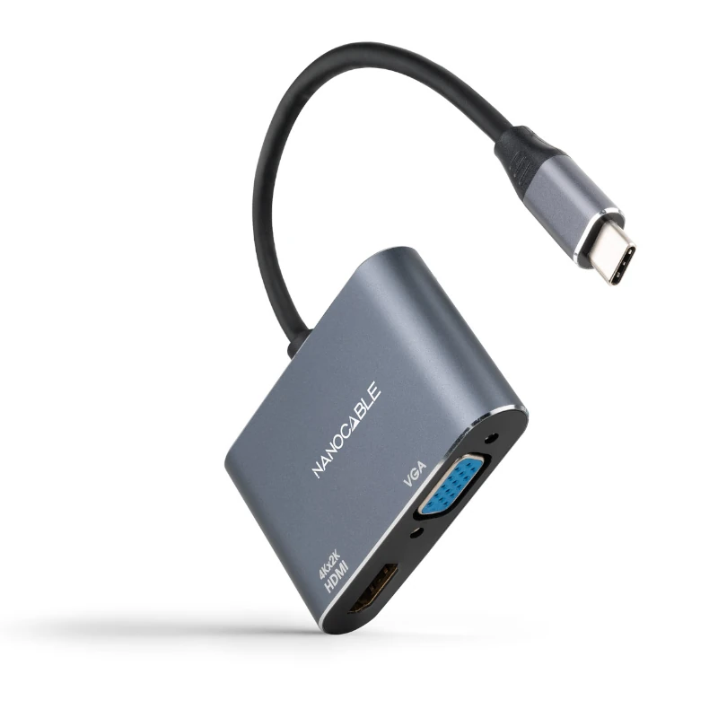 Nanocable Conversor USB CM a HDMI VGAH 15 cm